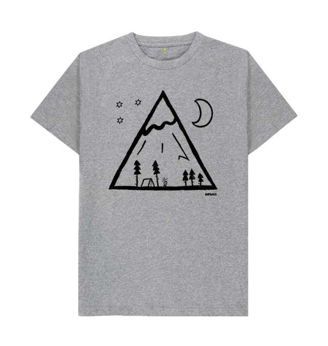 Athletic Grey Printed T-shirt