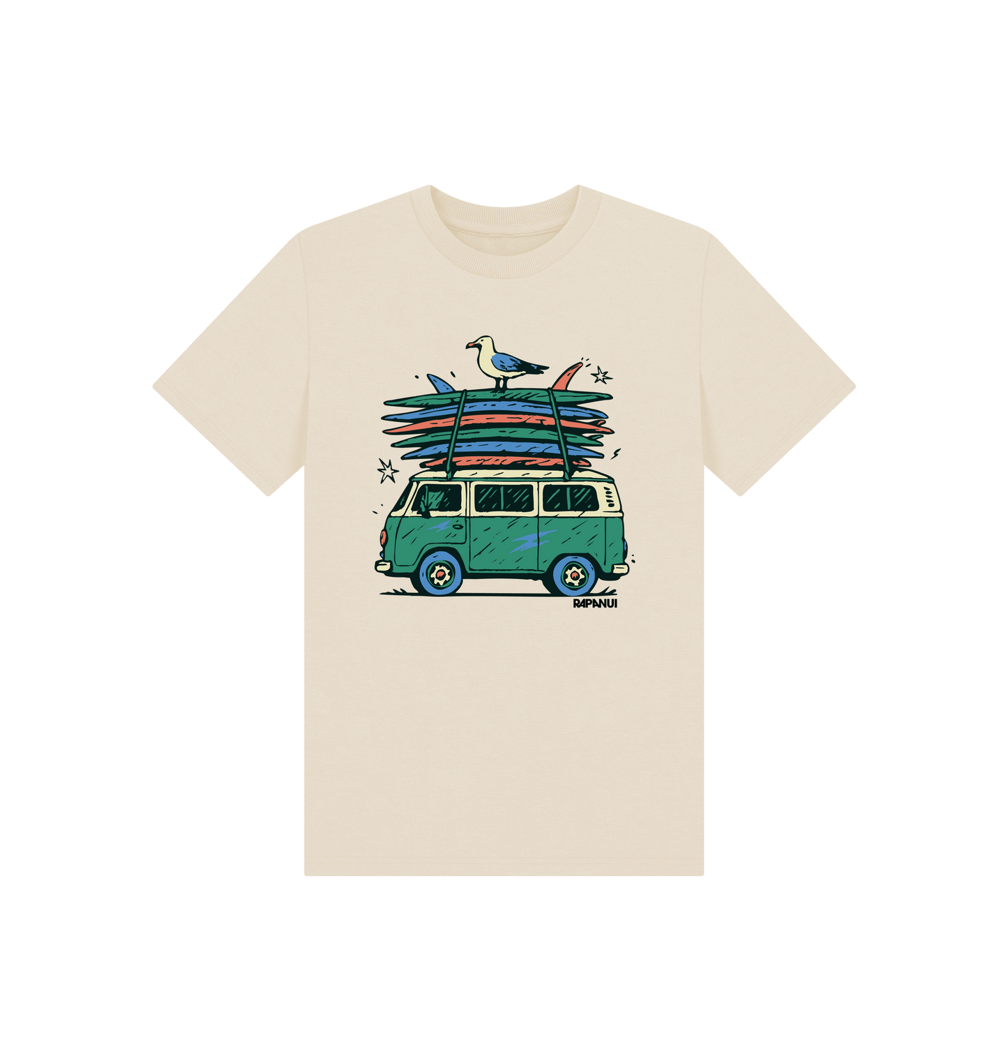 Oat Printed Kids T-Shirt Front