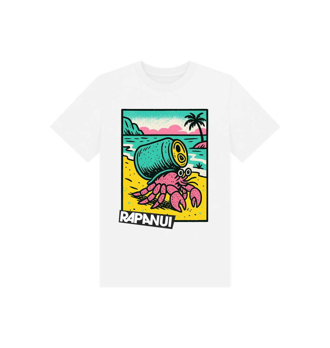 White Printed Kids T-Shirt