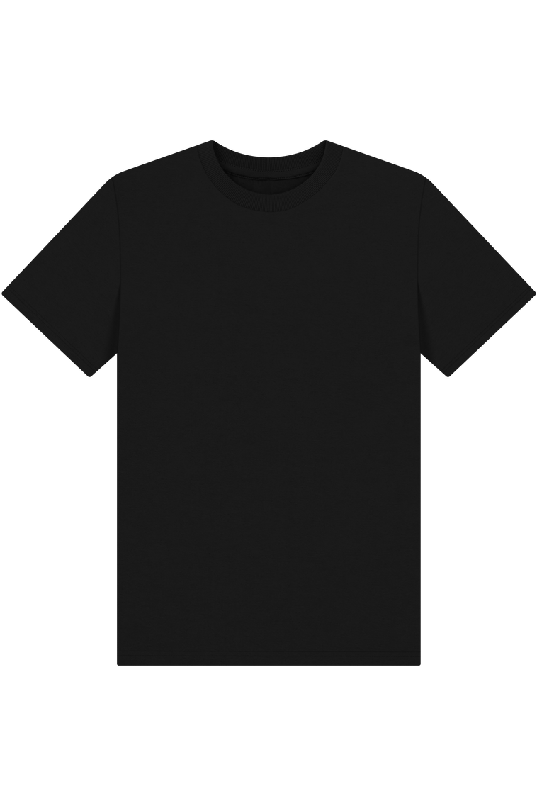 Black Printed Kids T-Shirt