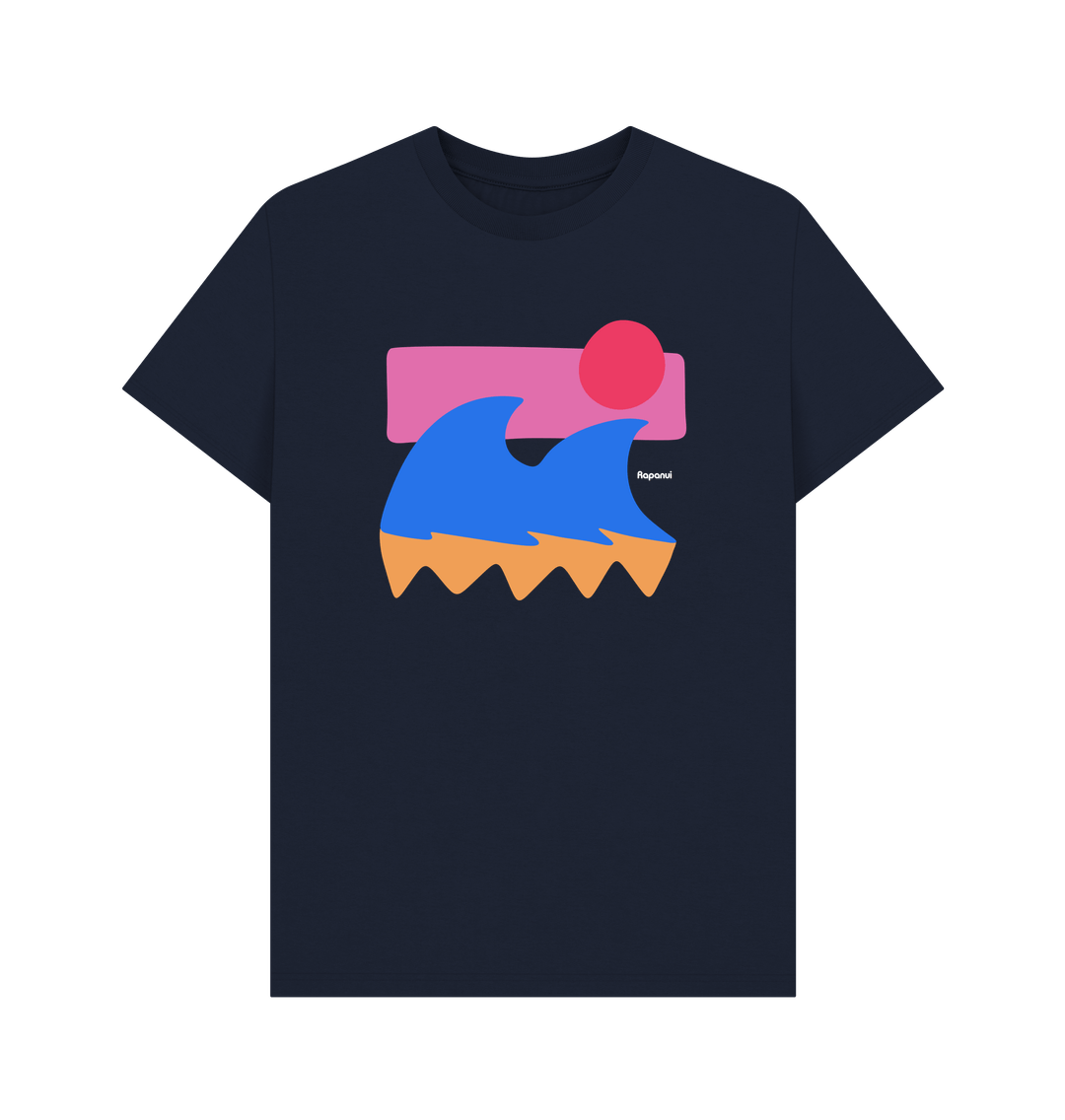 Navy Blue Printed T-shirt