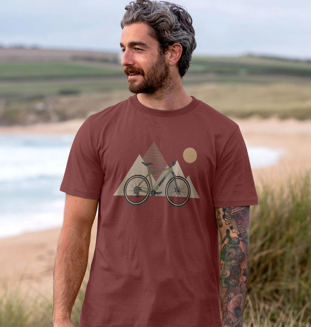 Cycling T - shirt - Printed T - shirt