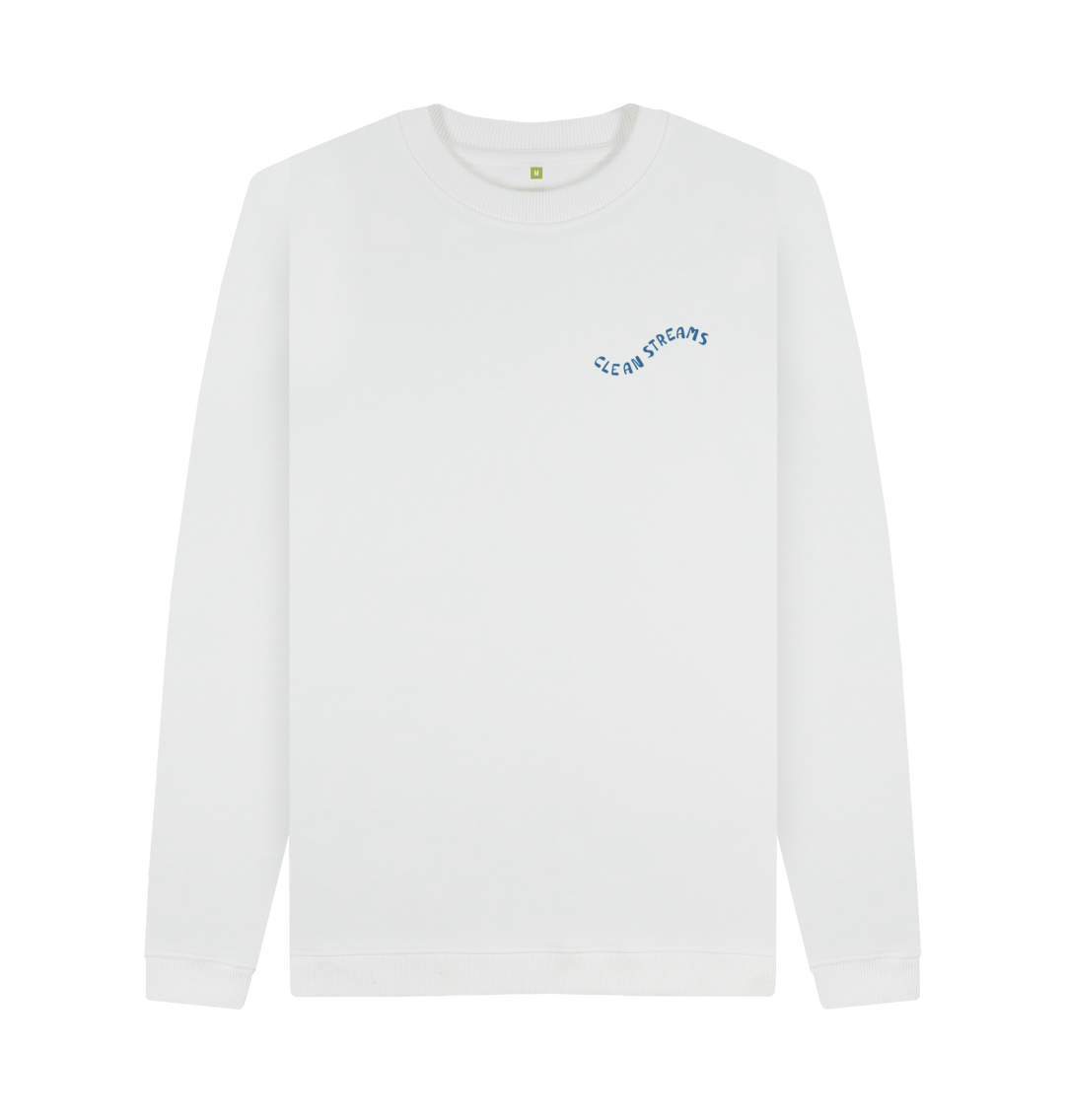 White Printed Sweater