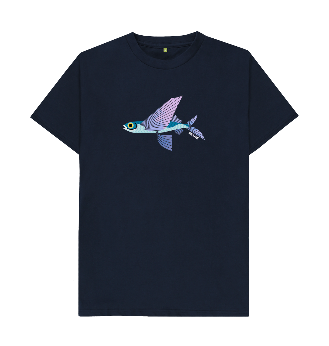 Navy Blue Printed T-shirt