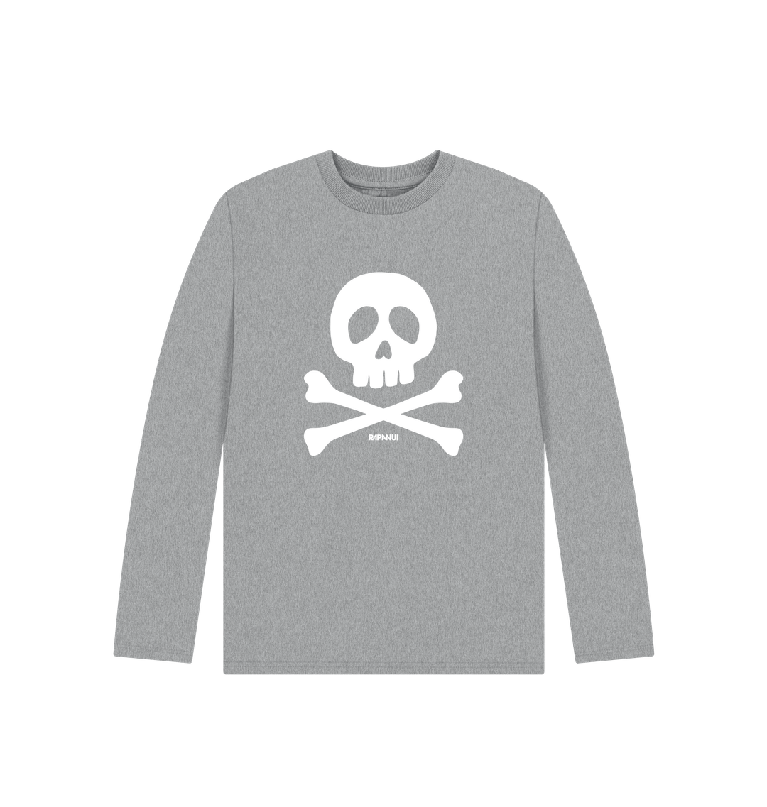 Athletic Grey Printed Kids T-Shirt Front