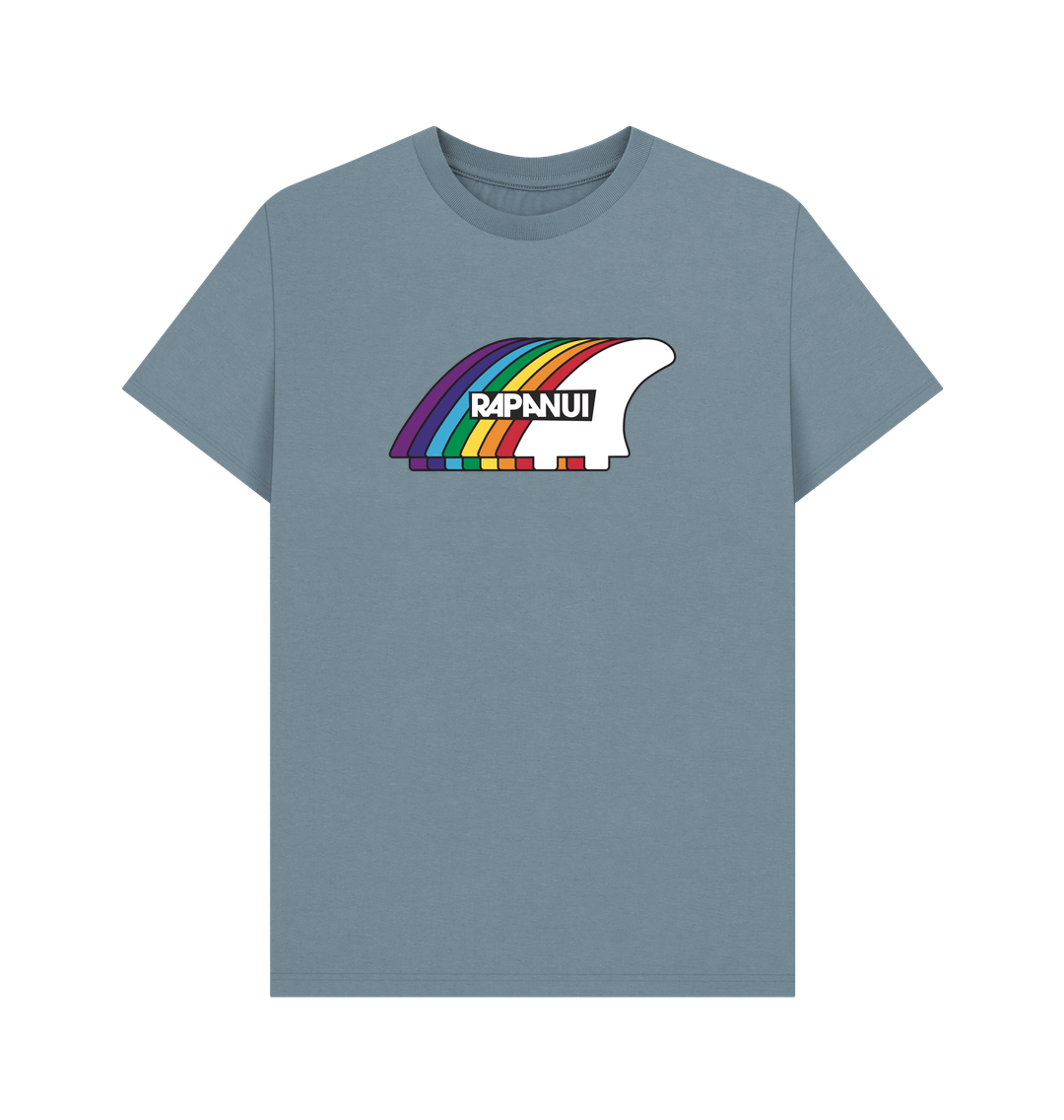 Stone Blue Printed T-shirt