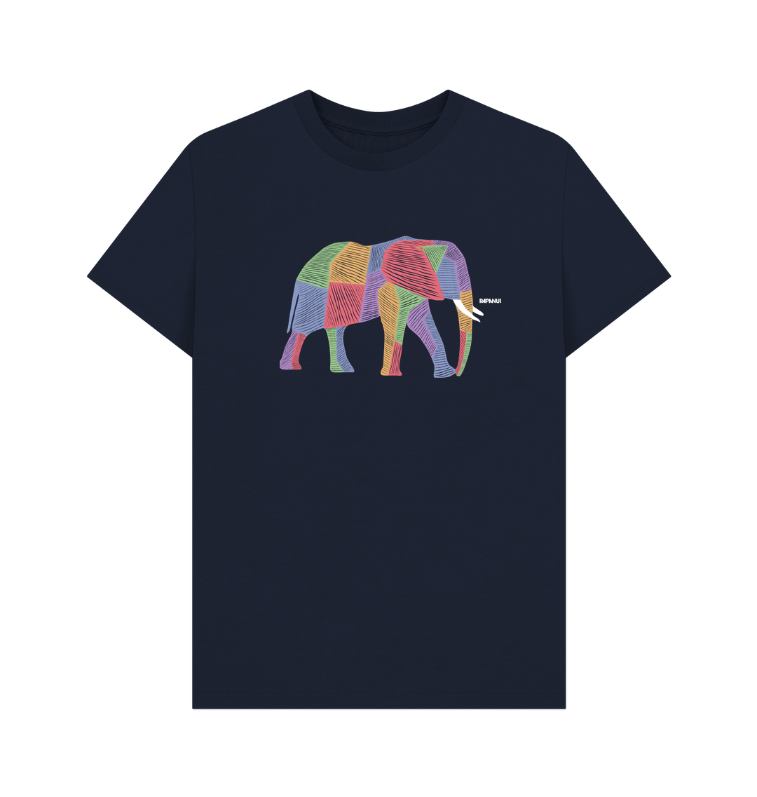 Navy Blue Printed T-shirt