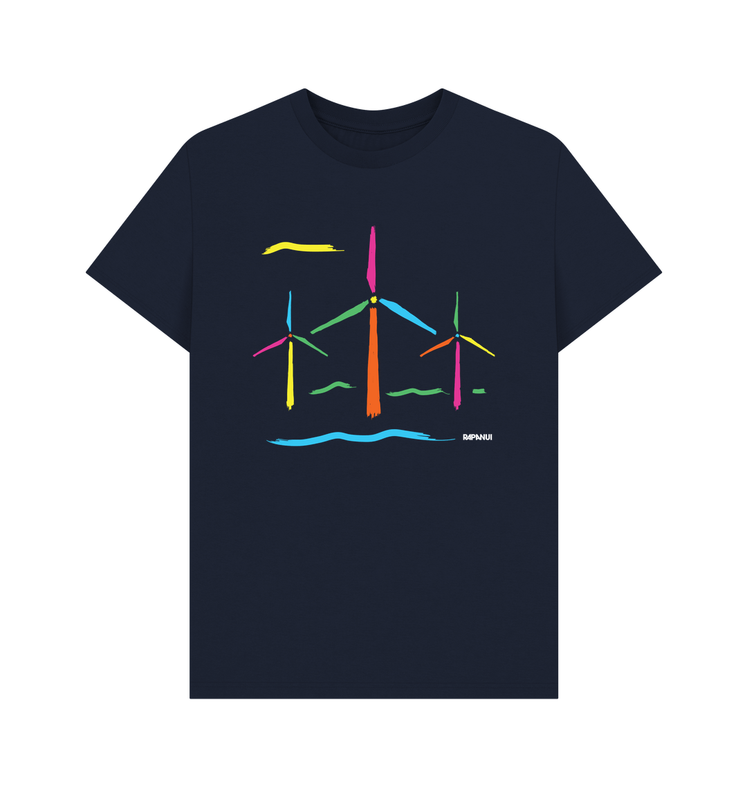 Navy Blue Printed T-shirt
