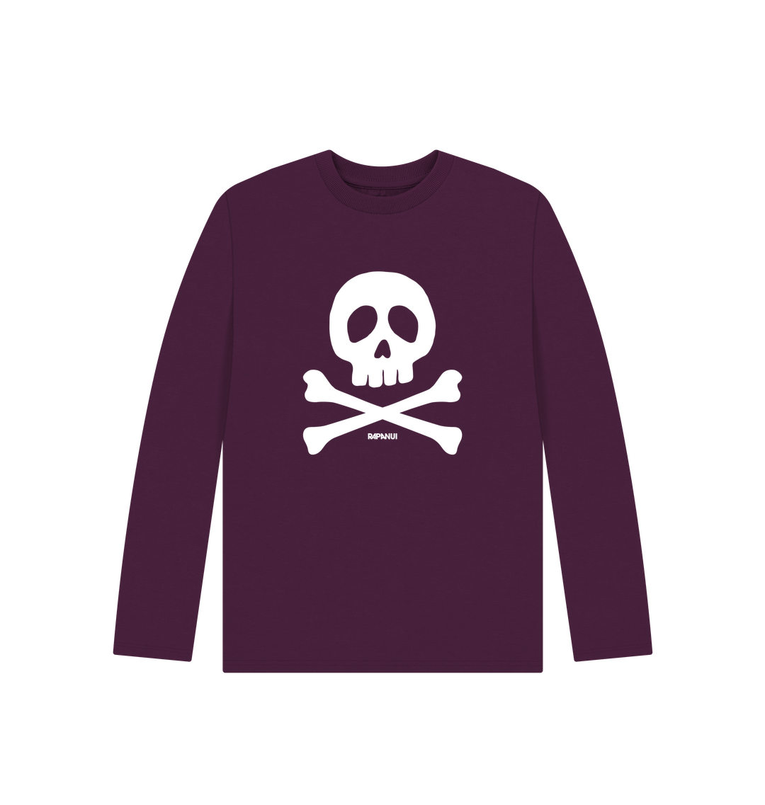 Purple Printed Kids T-Shirt Front