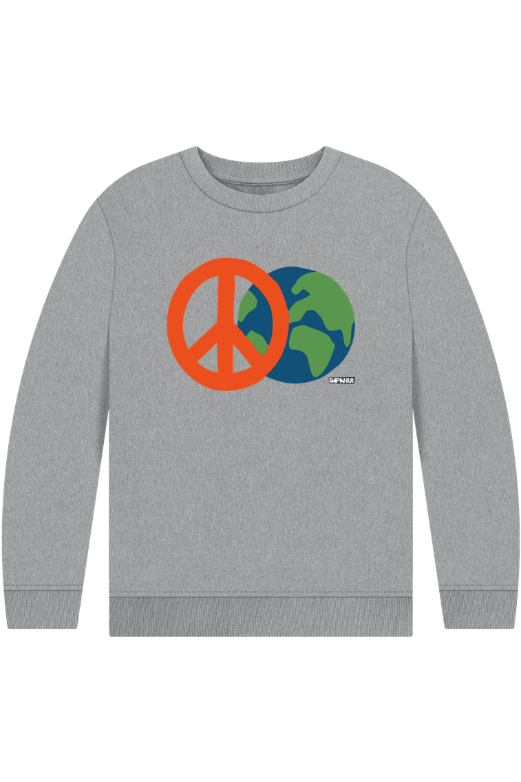 Athletic Grey Printed Kids Jumper