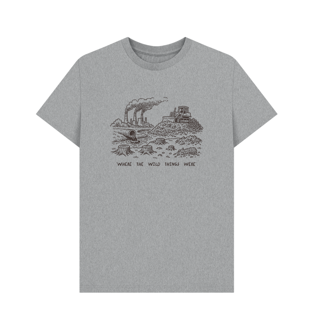 Athletic Grey Printed T-shirt