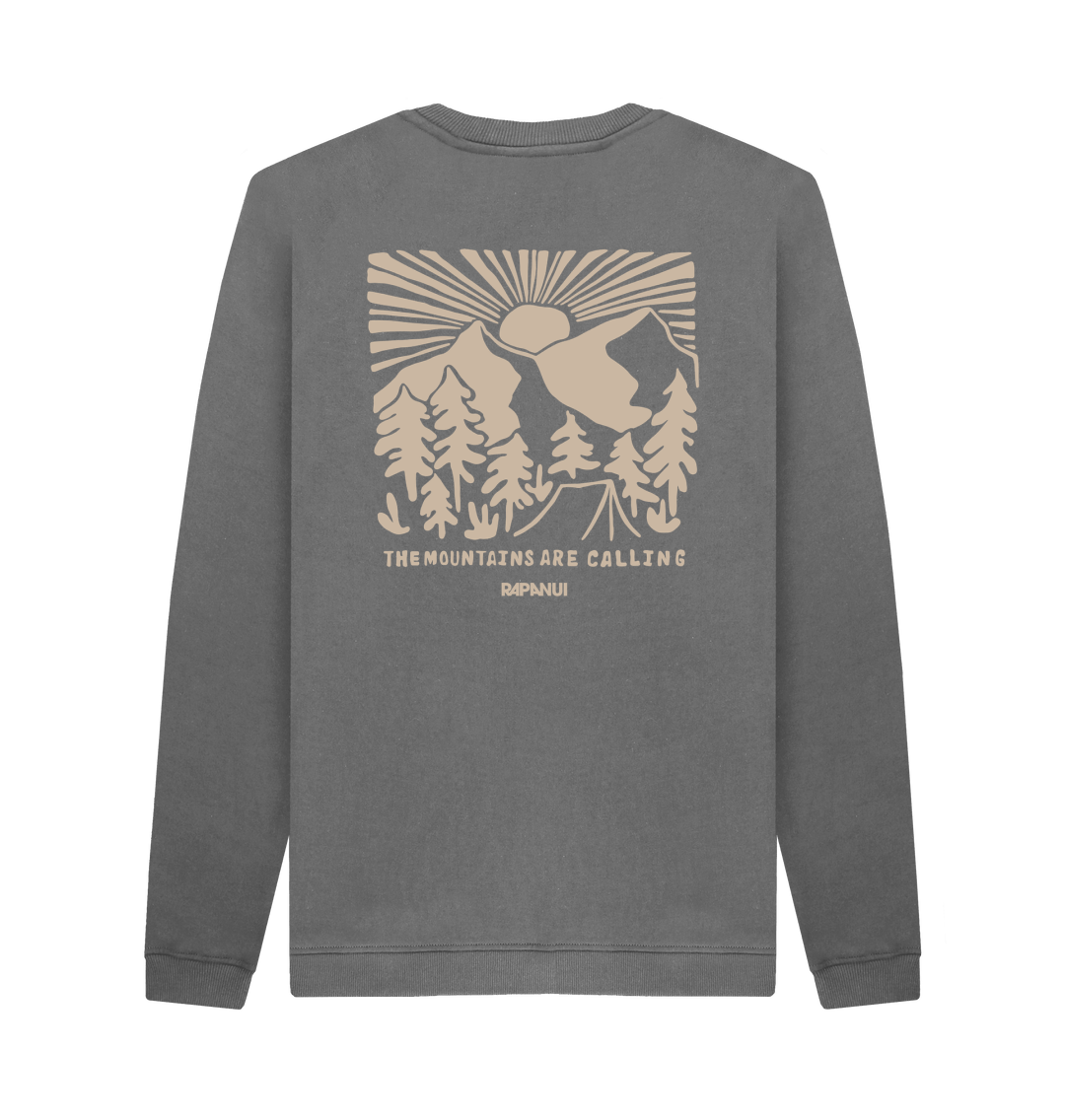 Slate Grey Printed Sweater