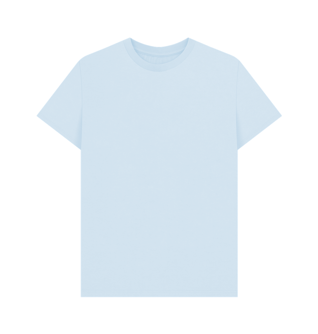Sky Blue Printed T-shirt