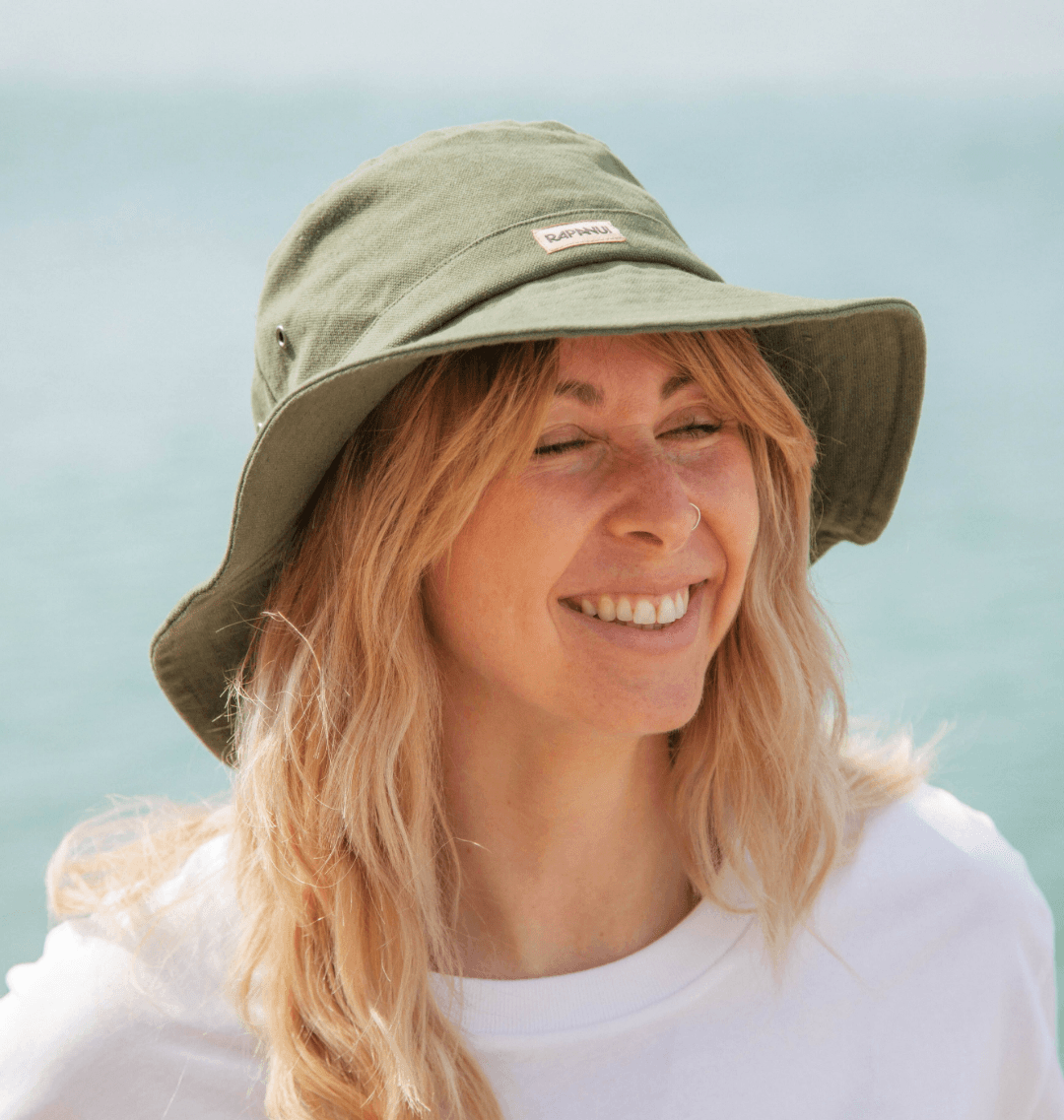 Rapanui women's boonie hat in khaki