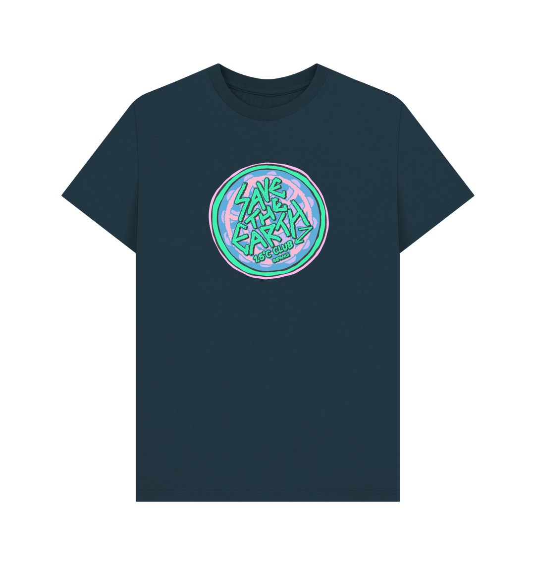 Denim Blue Printed T-shirt