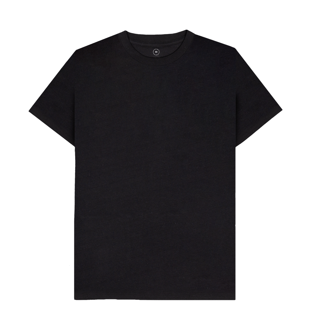 Black Recycled Printed T-Shirt