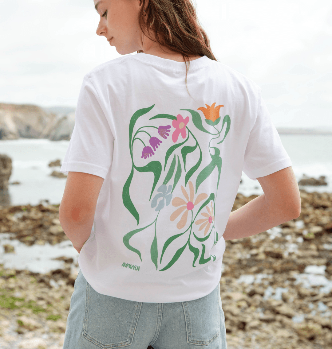 Flowers T - shirt - Printed T - shirt