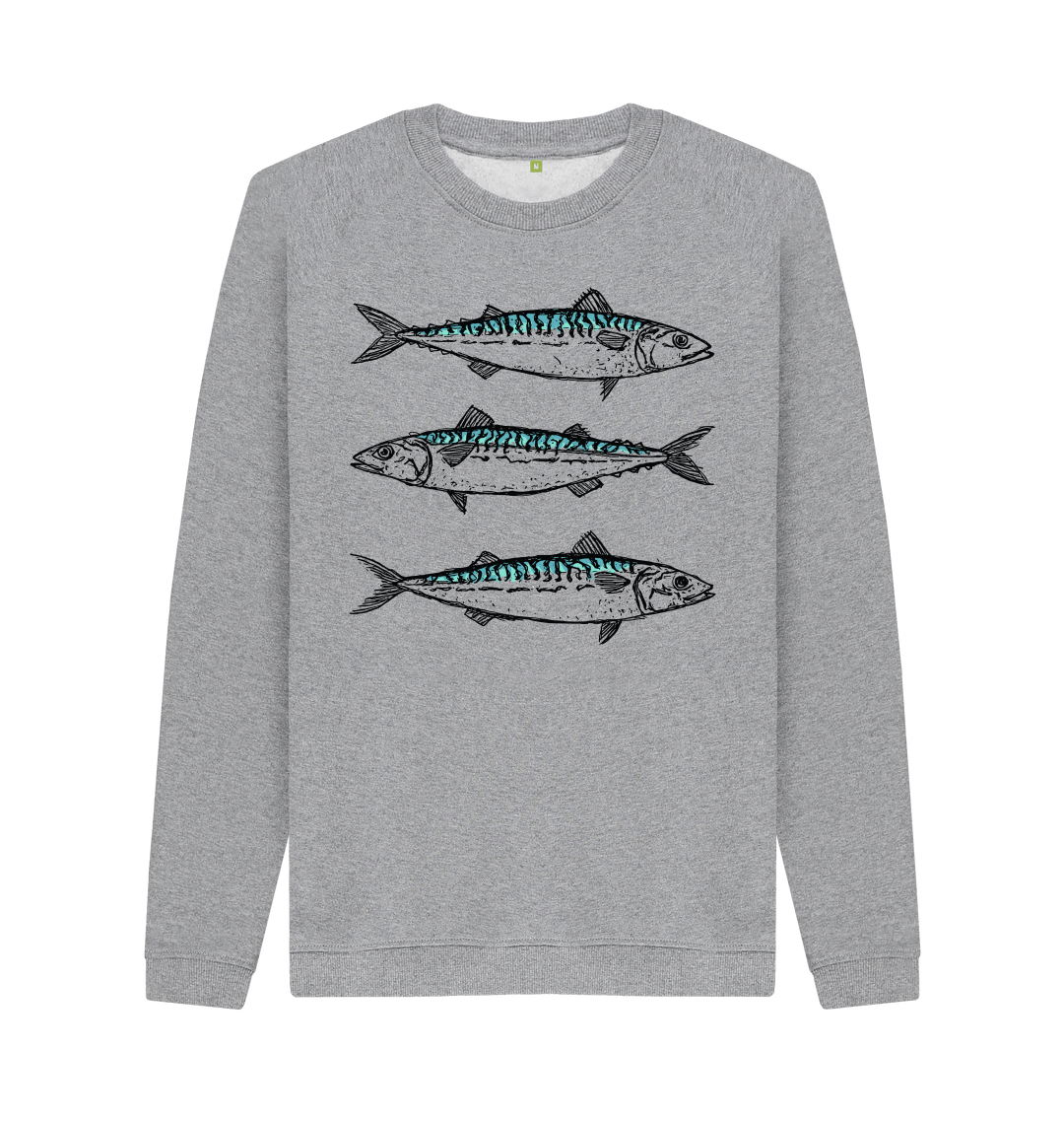 Light Heather Printed Sweater Front