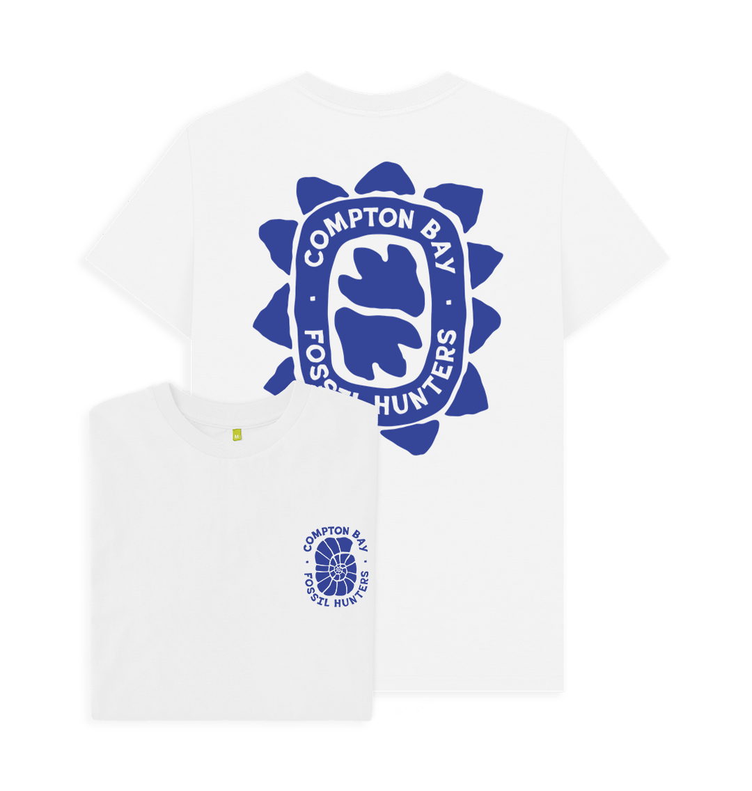 White Printed T-shirt Front