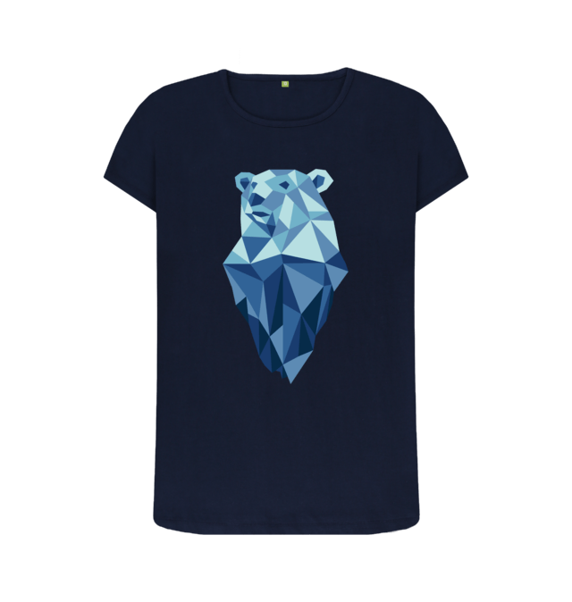 Navy Blue Printed T-shirt
