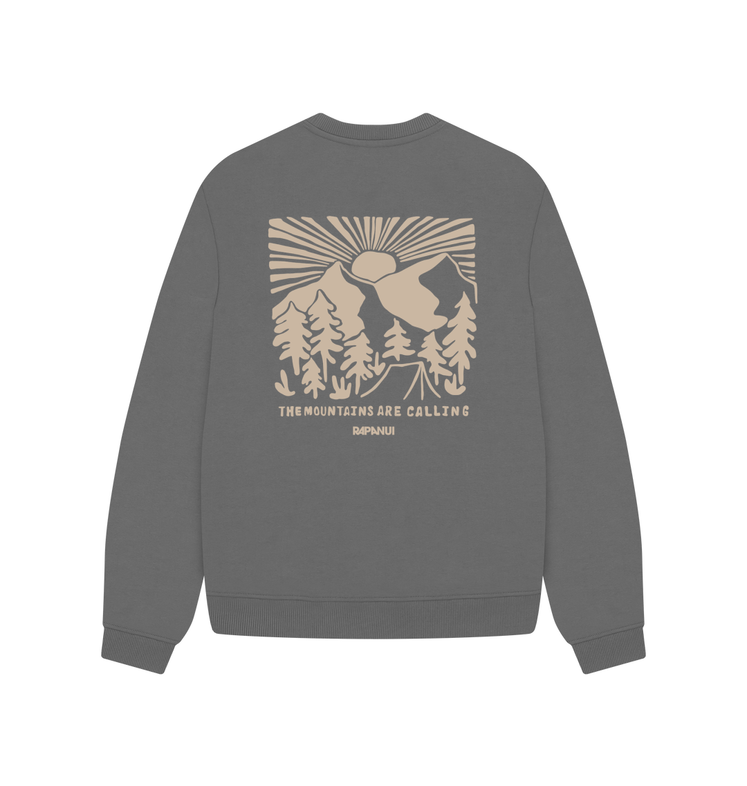 Slate Grey Printed Sweater