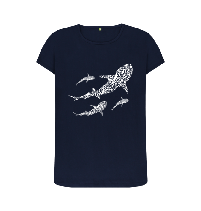 Navy Blue Printed T-shirt