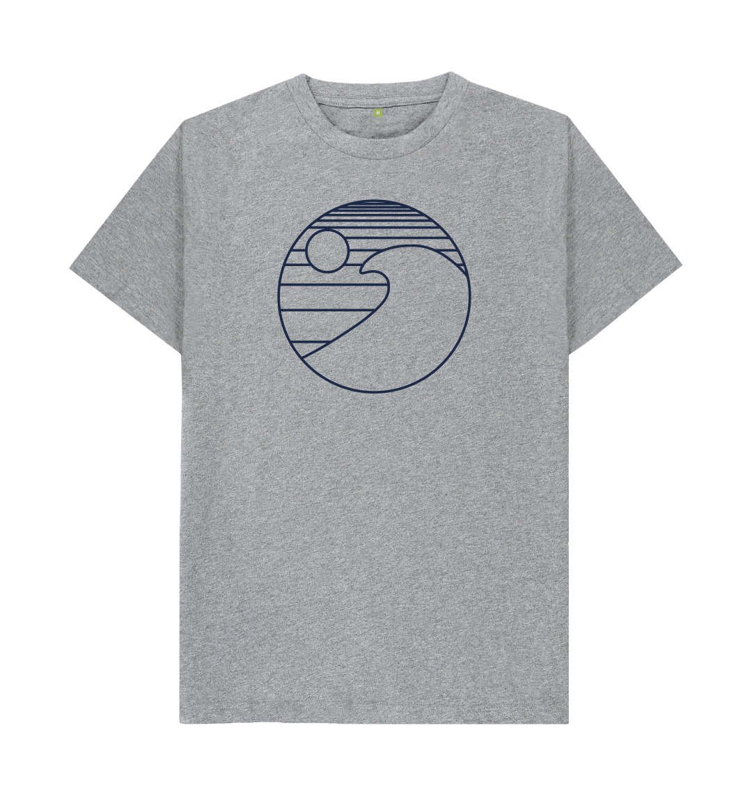 Athletic Grey Printed T-shirt Front