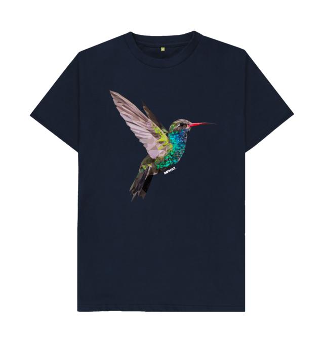 Navy Blue Printed T-shirt