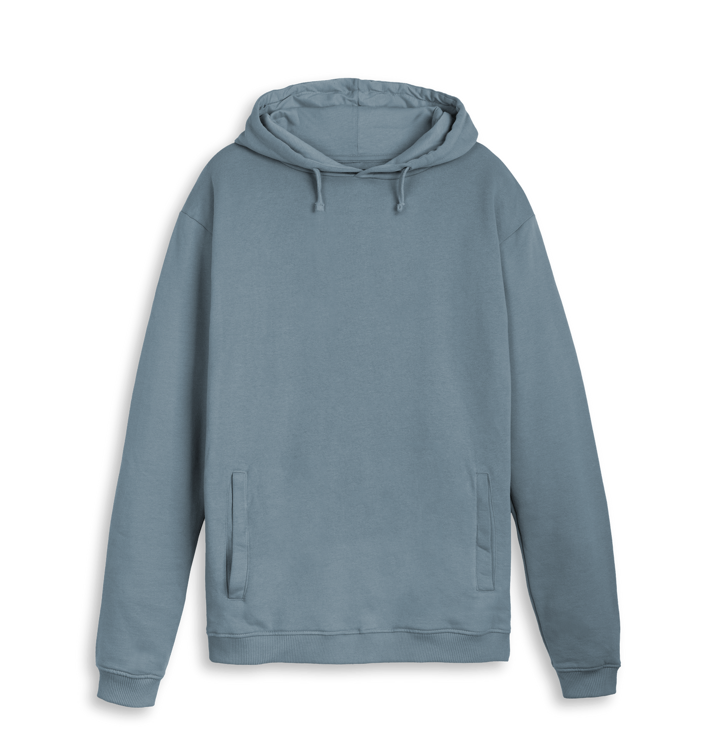 Stone Blue Printed Hoody Front