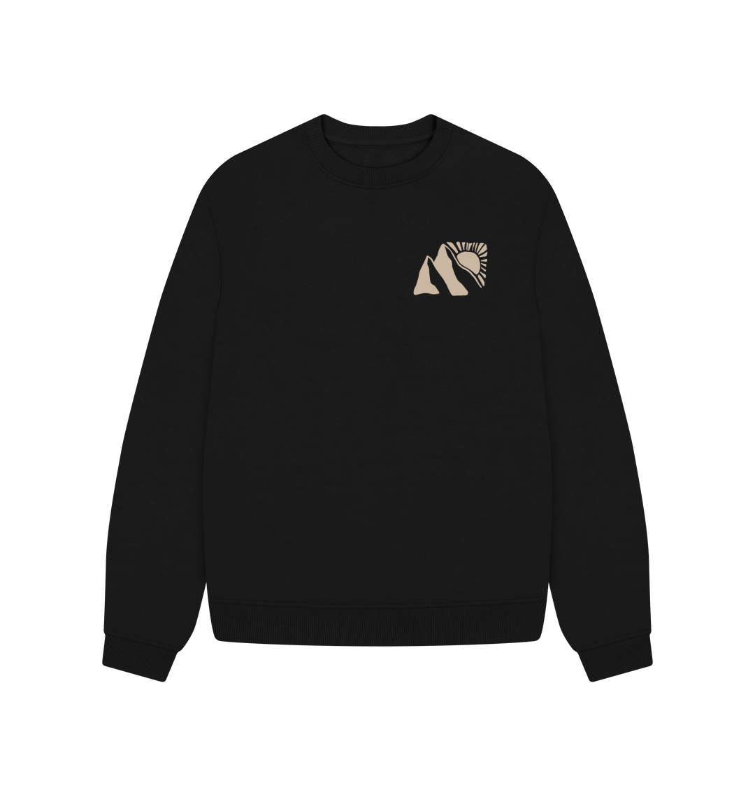 Black Printed Sweater
