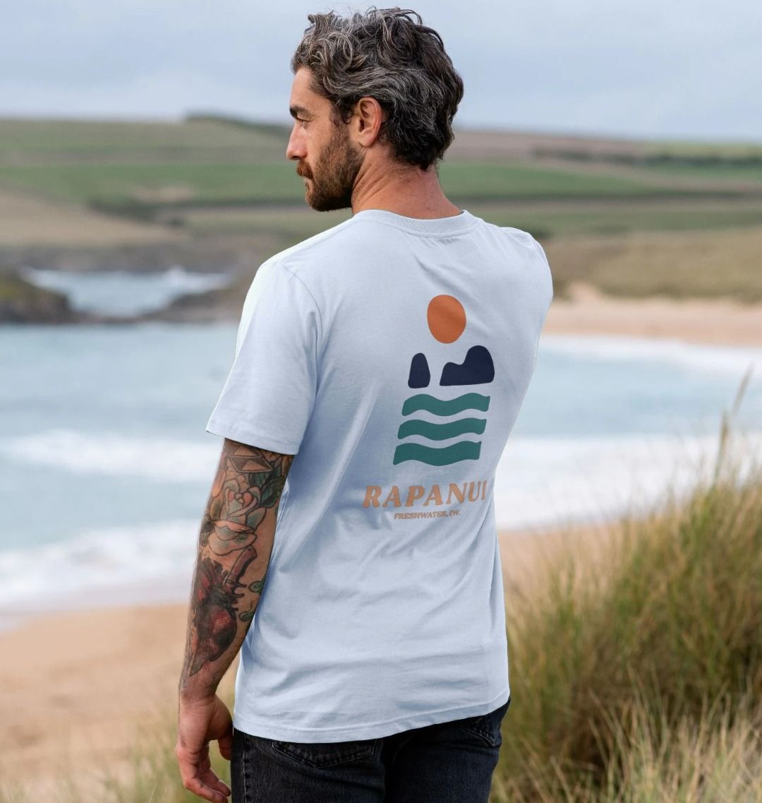 Men's Horizons T - Shirt - Printed T - shirt