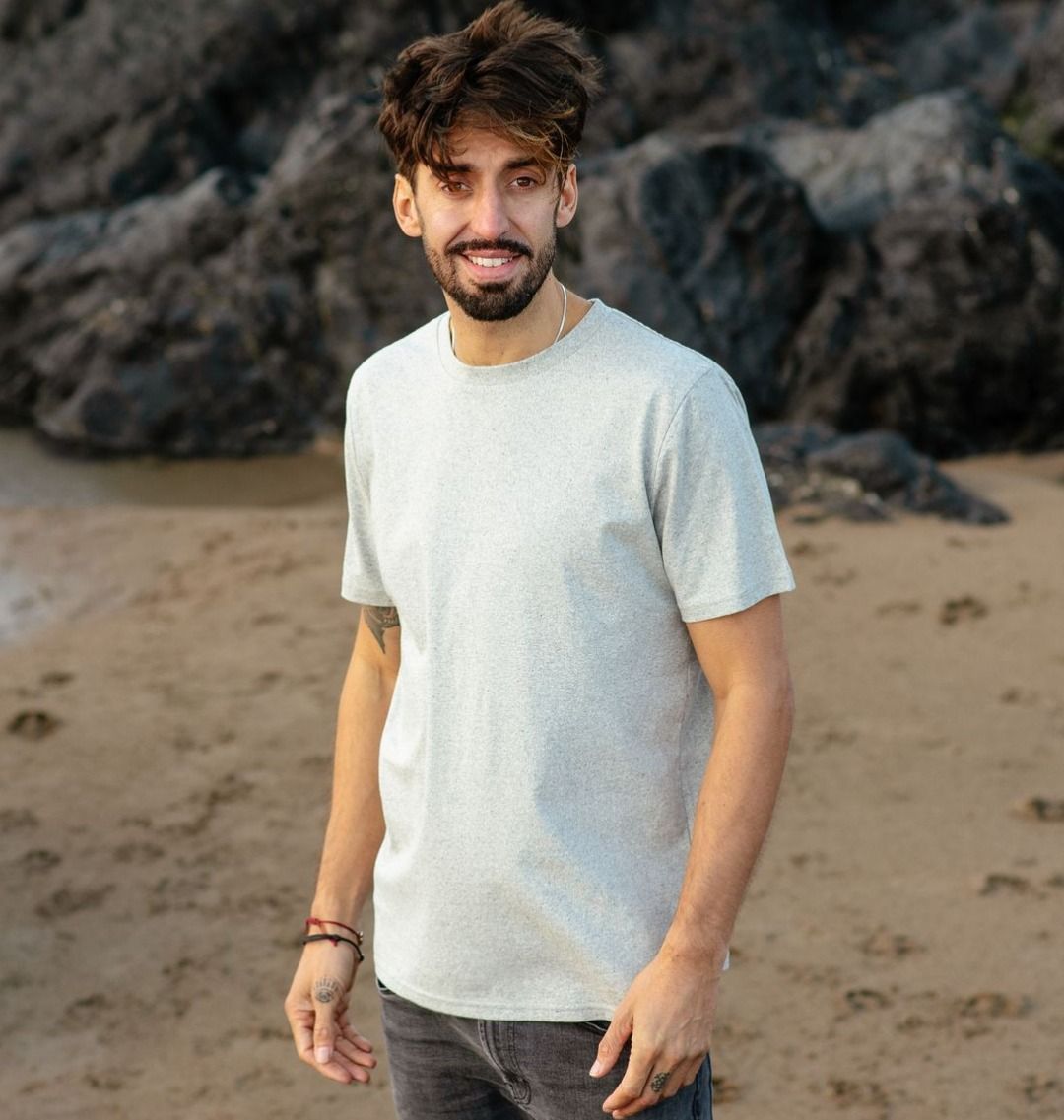 Men's Recycled Organic Cotton T - shirt -