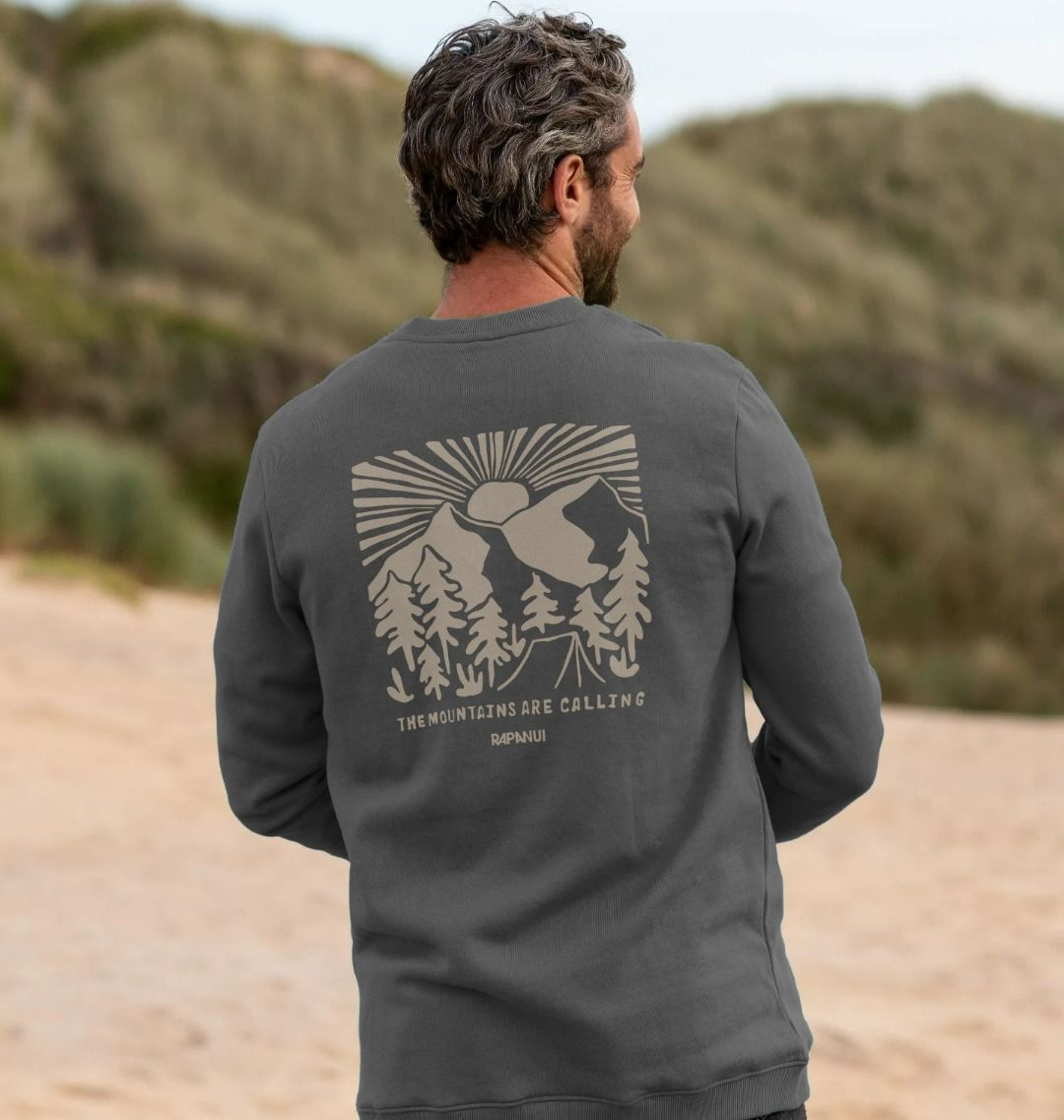 Mountains Calling Sweatshirt - Printed Sweatshirt