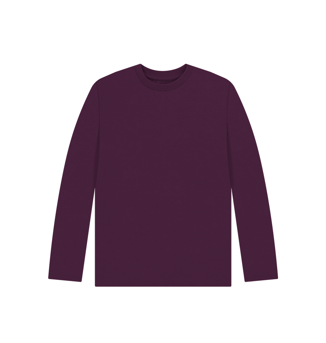 Purple Printed Kids T-Shirt Front