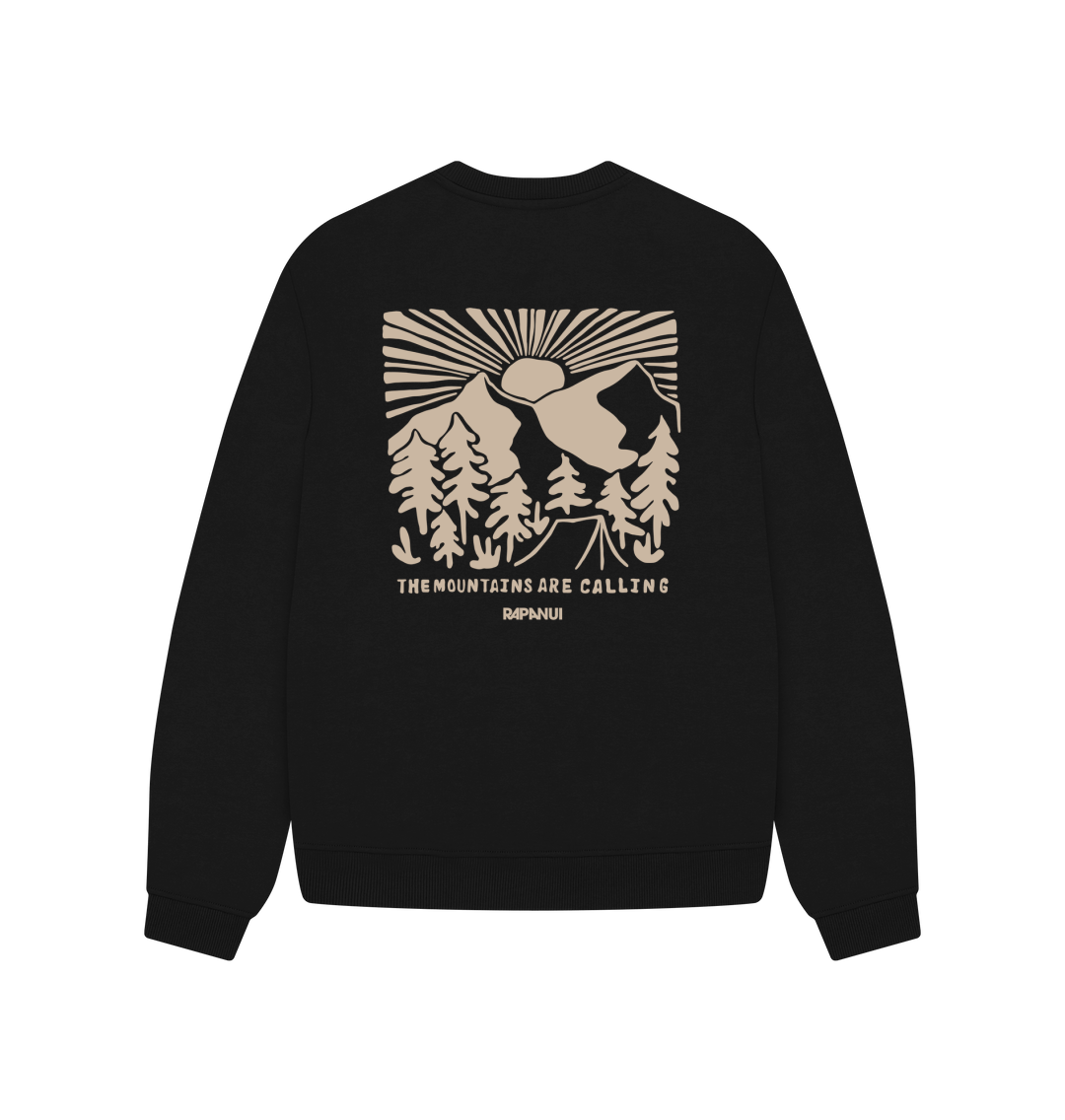 Black Printed Sweater