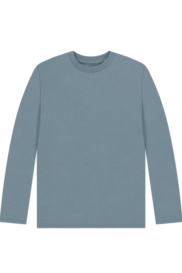 Stone Blue Printed Kids T-Shirt