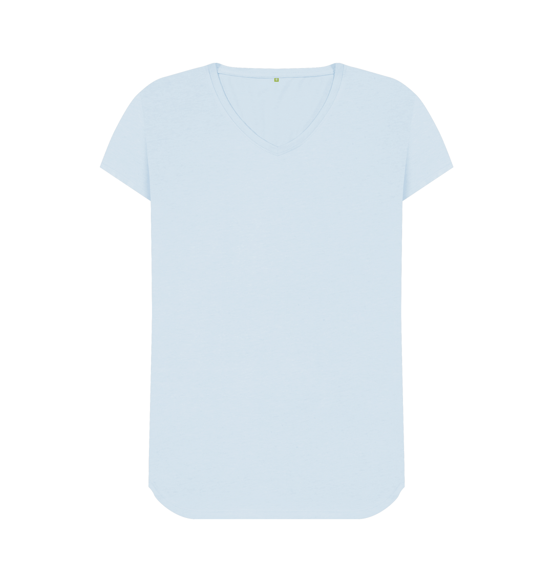 Sky Blue Printed T-shirt