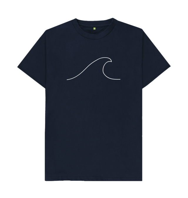 Navy Blue Printed T-shirt