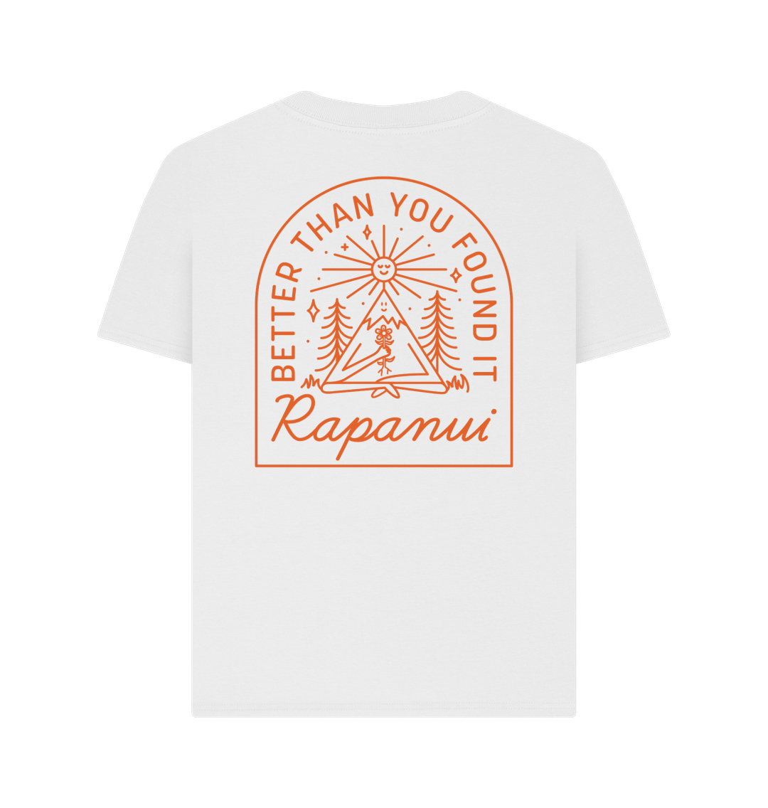 White Printed T-shirt Back