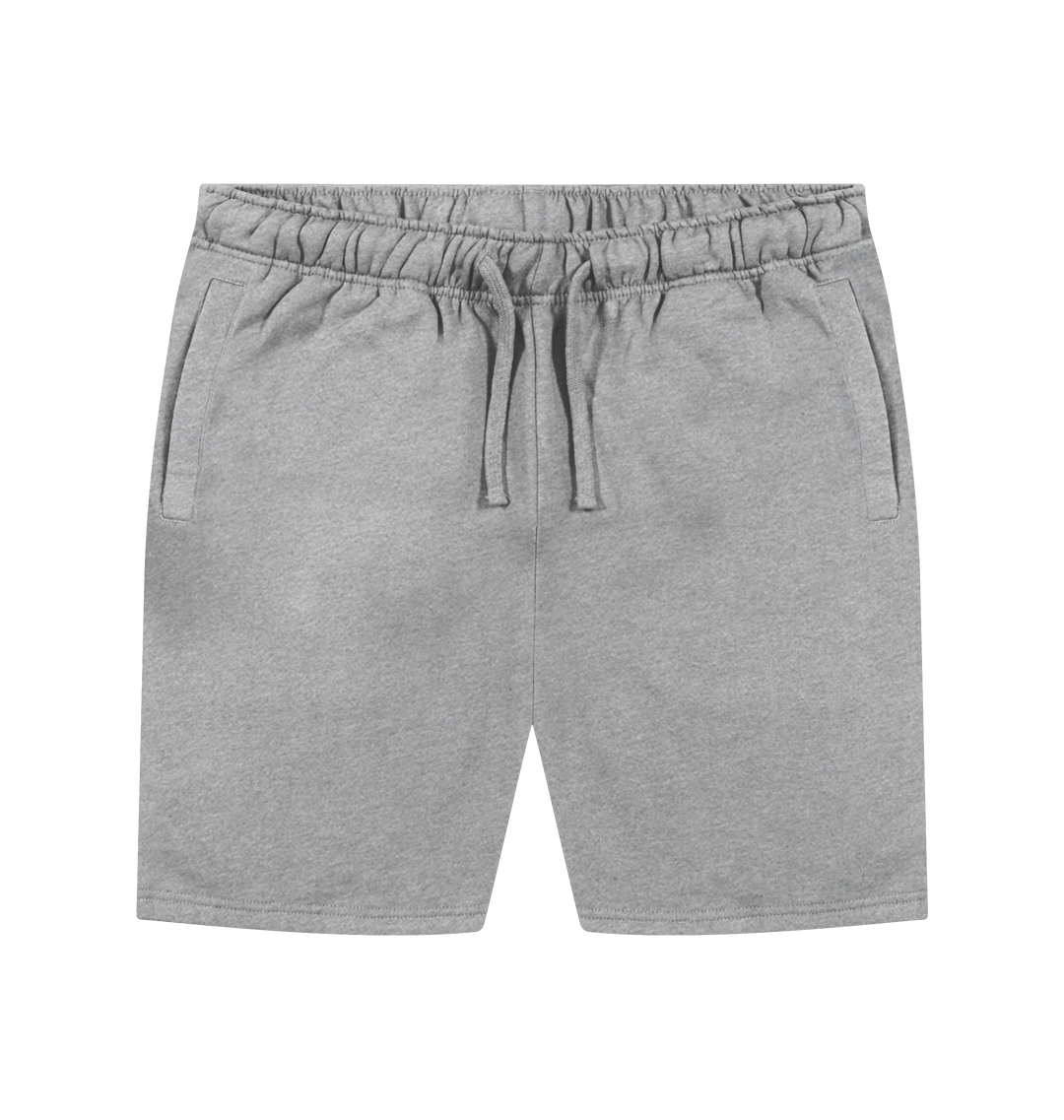 Athletic Grey Printed Mens Shorts