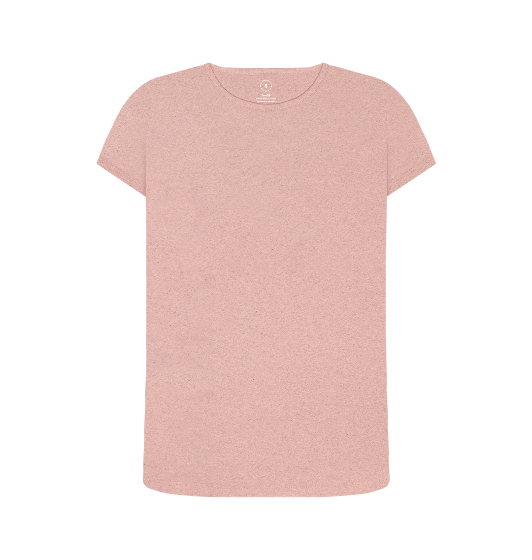 Sunset Pink Recycled Printed T-Shirt