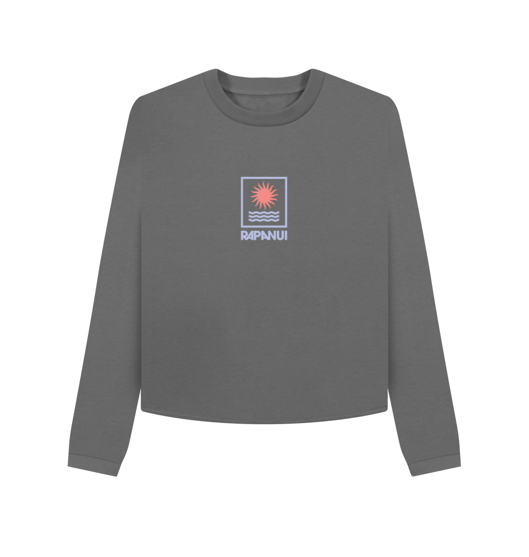 Sun Boxy Jumper - Printed Sweatshirt