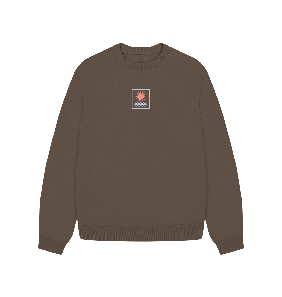 Chocolate Printed Sweater