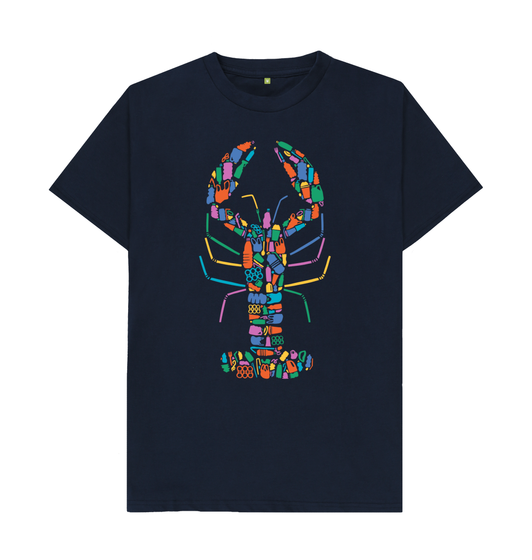 Navy Blue Printed T-shirt