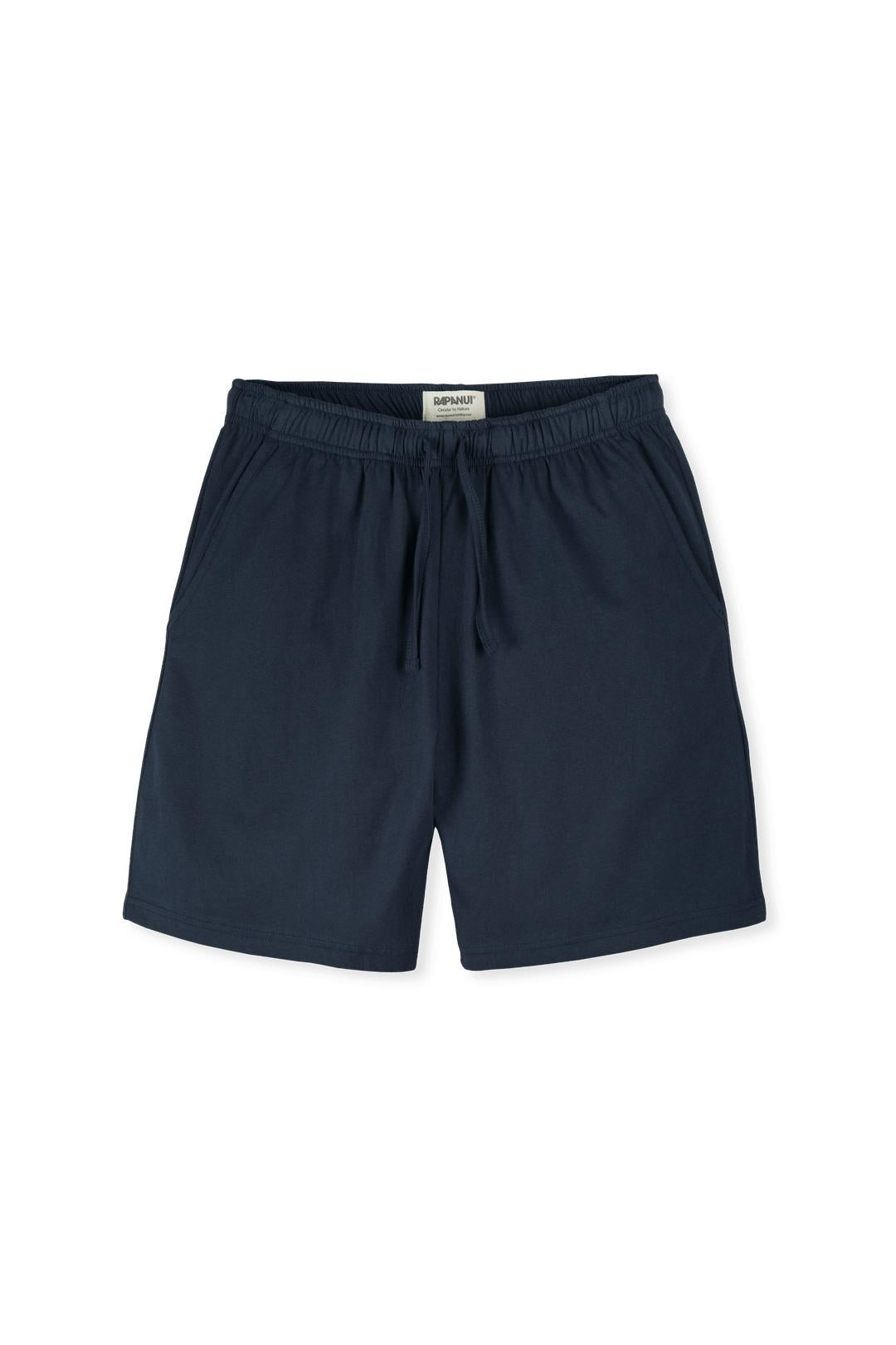 Navy Printed Mens Shorts