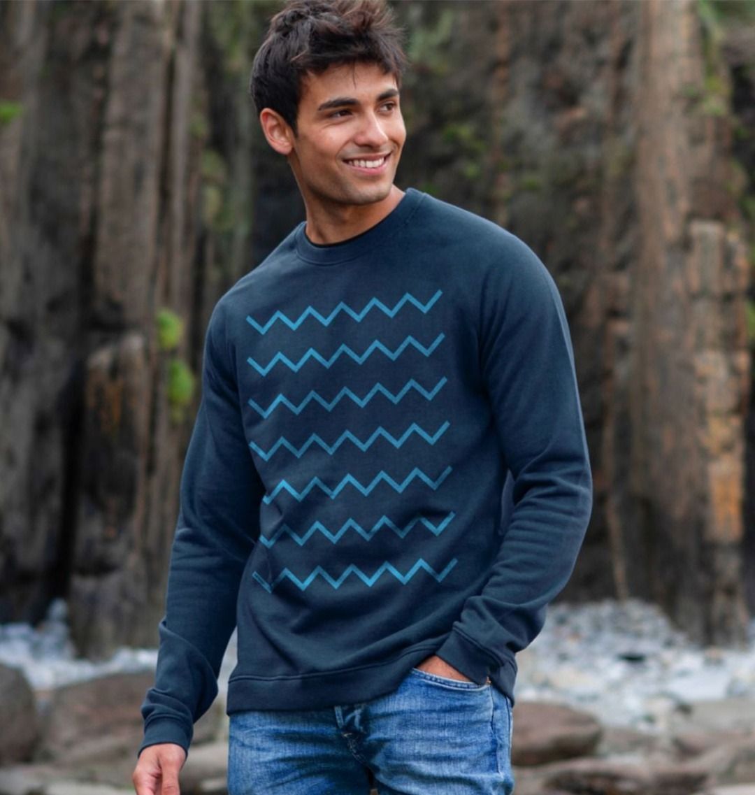 Waves Sweatshirt - Printed Sweatshirt