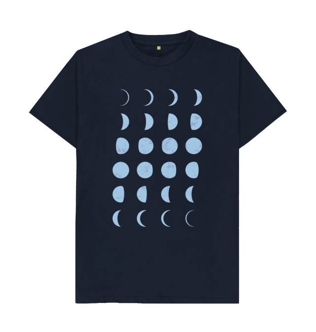 Navy Blue Printed T-shirt