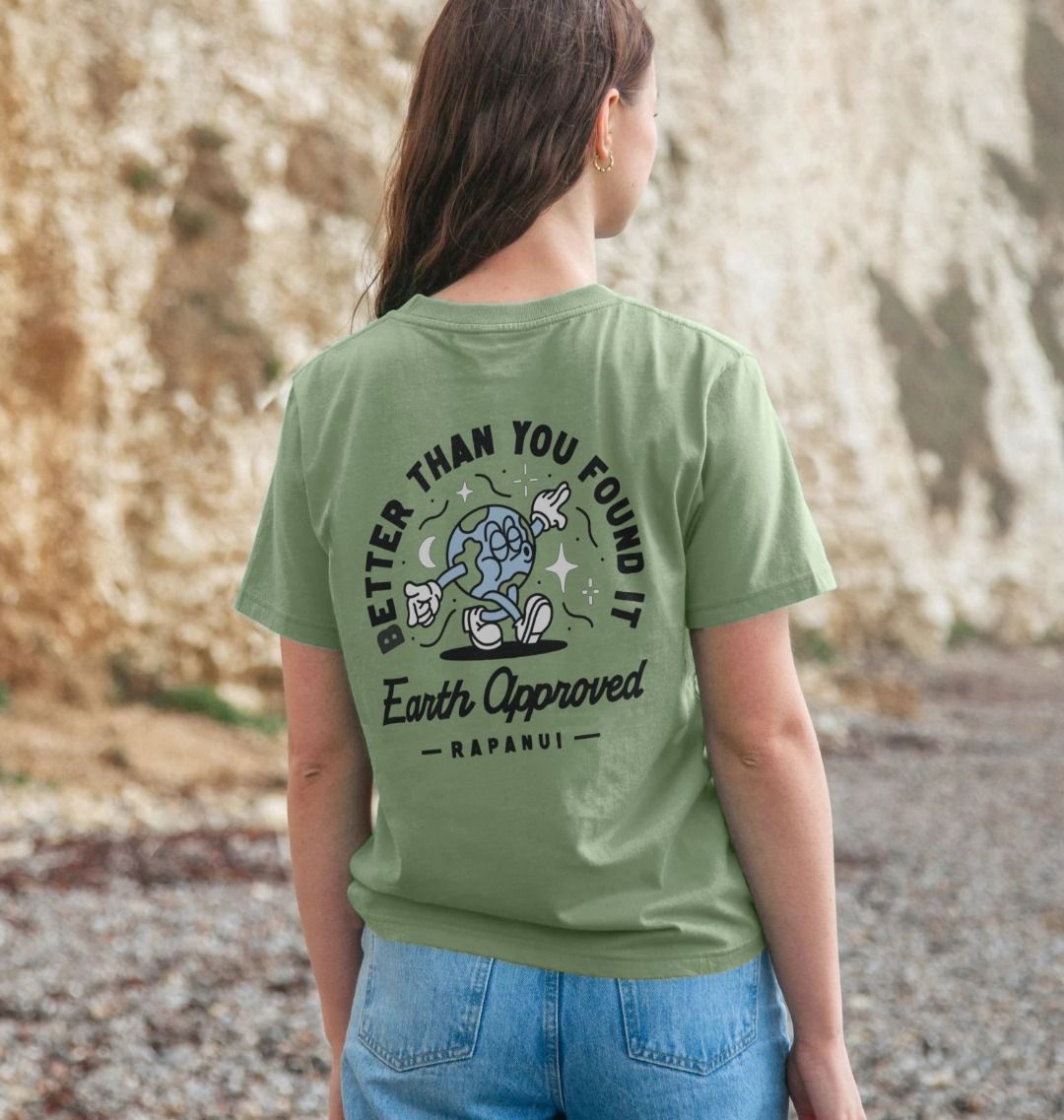 Women's Earth Approved T - Shirt - Printed T - shirt