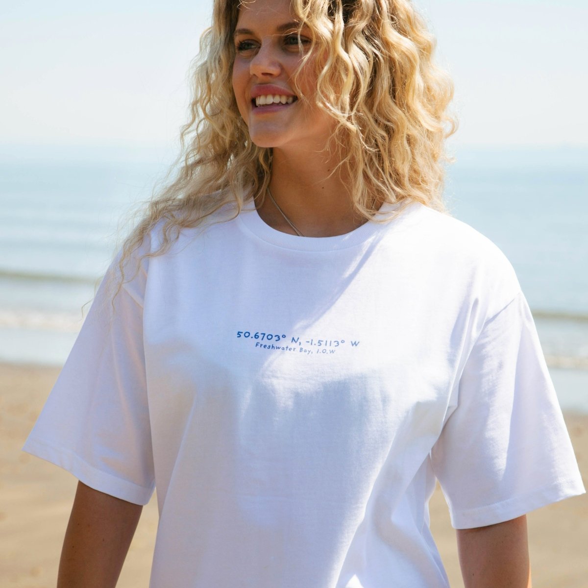 Women's Freshwater Co - ordinates Oversized T - Shirt - Printed T - shirt