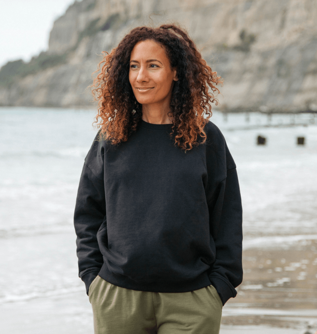 Women's Oversized Sweatshirt - Printed Sweatshirt